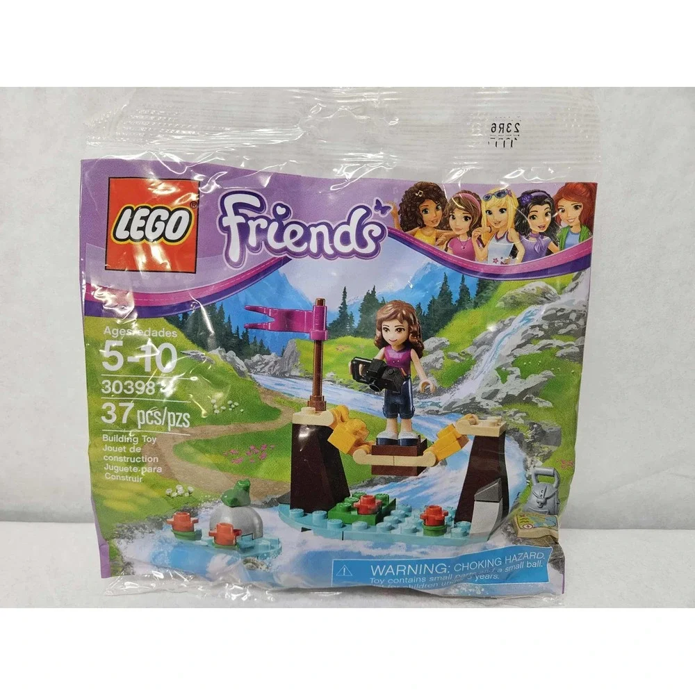 LEGO Friends 30398 Waterfall Play Set 37 Pieces Ages 5 Hiking Stocking‎ Stuffer